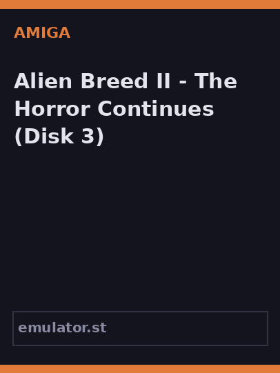Alien Breed II - The Horror Continues