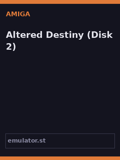 Altered Destiny