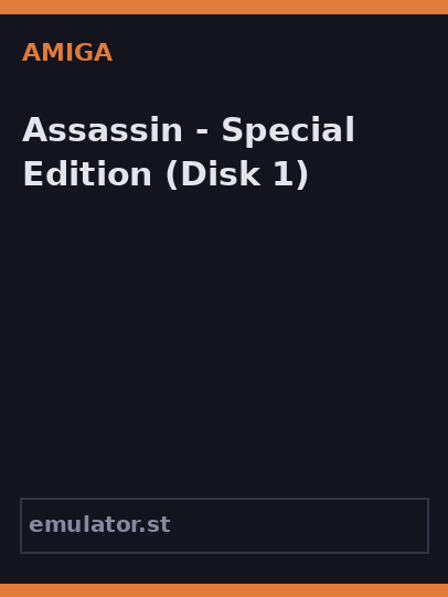 Assassin - Special Edition
