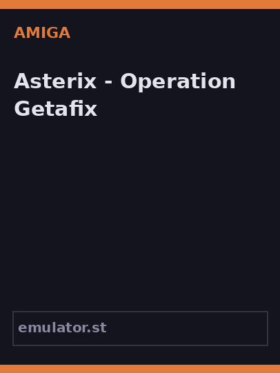 Asterix - Operation Getafix