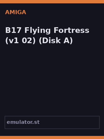 B17 Flying Fortress