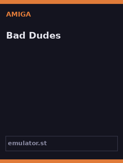 Bad Dudes