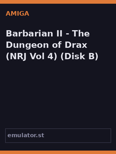 Barbarian II - The Dungeon of Drax