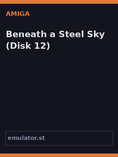 Beneath a Steel Sky