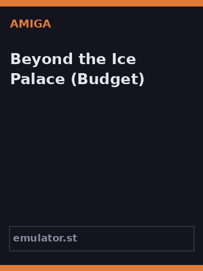Beyond the Ice Palace