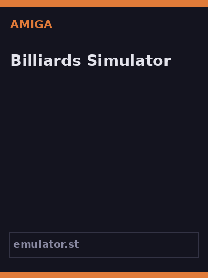 Billiards Simulator