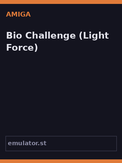 Bio Challenge