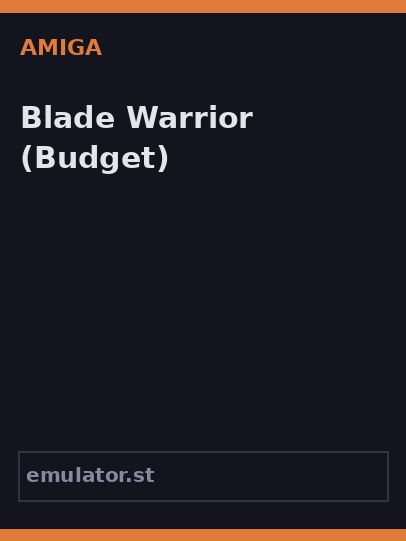Blade Warrior