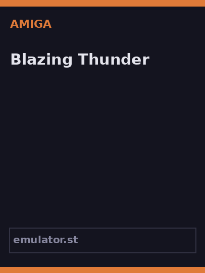 Blazing Thunder