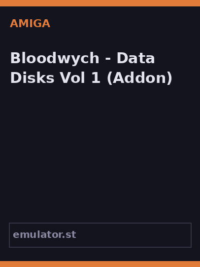 Bloodwych - Data Disks Vol. 1