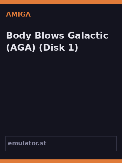 Body Blows Galactic