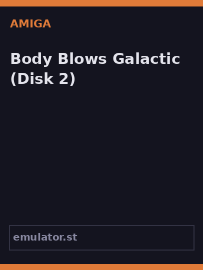Body Blows Galactic