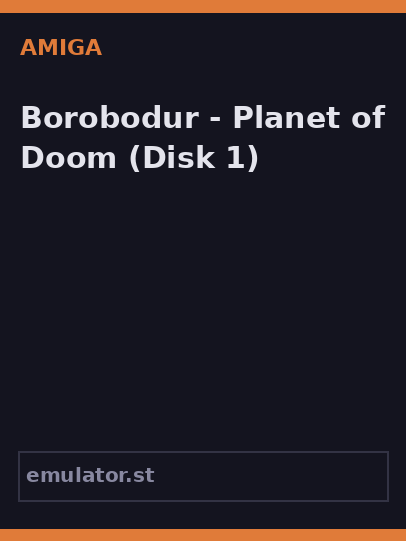 Borobodur - Planet of Doom