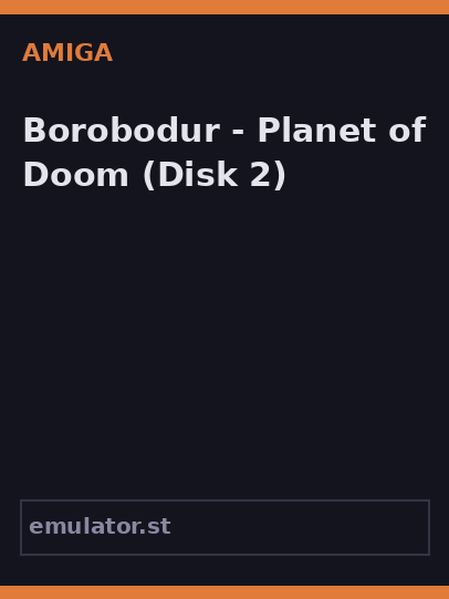 Borobodur - Planet of Doom