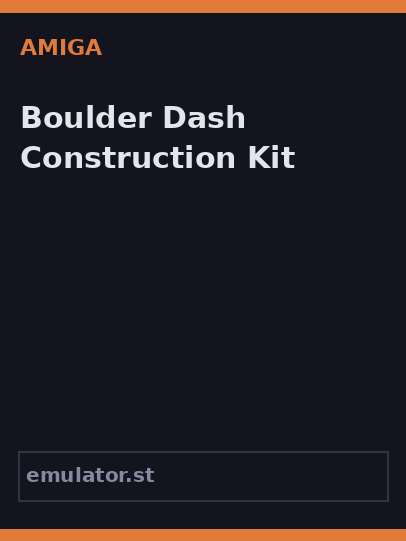 Boulder Dash Construction Kit