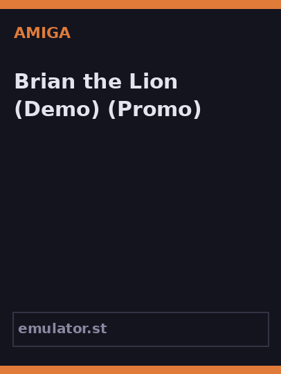 Brian the Lion