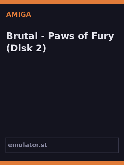 Brutal - Paws of Fury