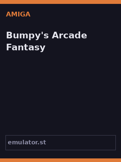 Bumpy's Arcade Fantasy