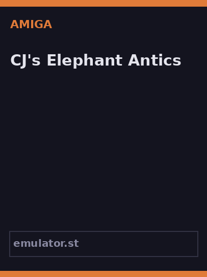 CJ's Elephant Antics