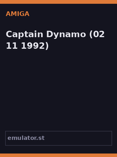 Captain Dynamo