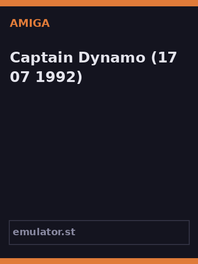 Captain Dynamo