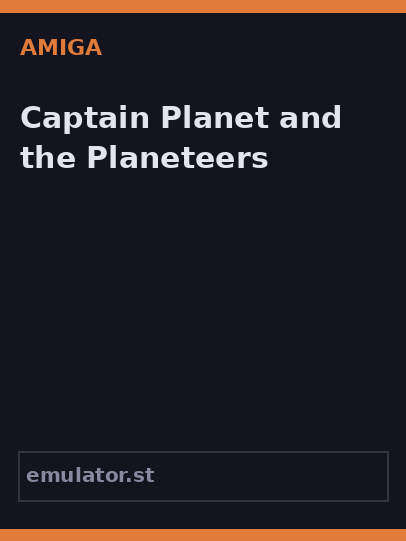 Captain Planet and the Planeteers