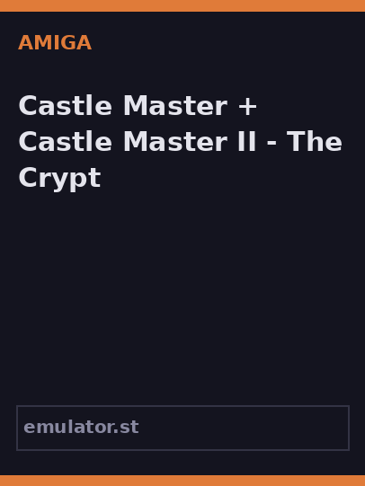 Castle Master + Castle Master II - The Crypt