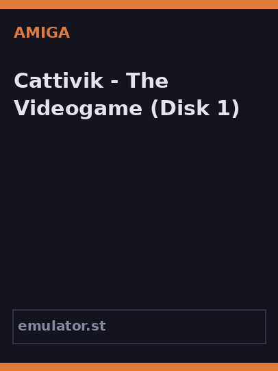 Cattivik - The Videogame