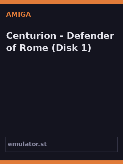 Centurion - Defender of Rome