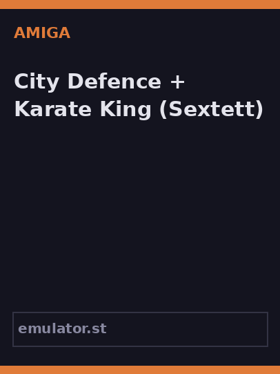 City Defence + Karate King