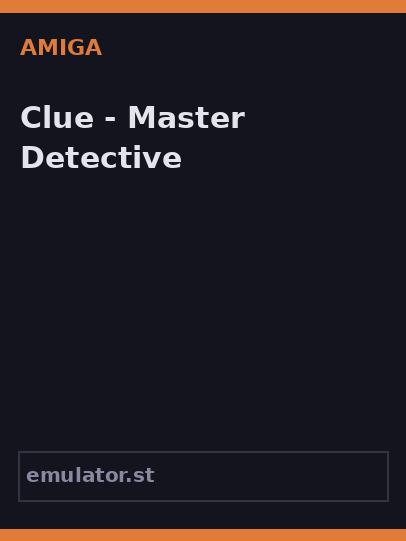 Clue - Master Detective