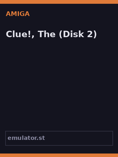 Clue!, The