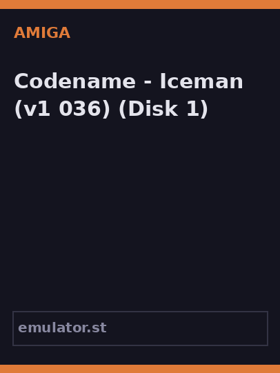 Codename - Iceman