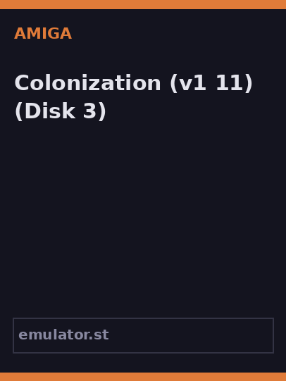 Colonization