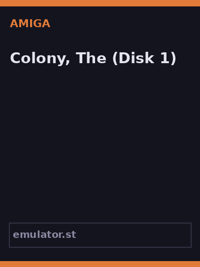 Colony, The