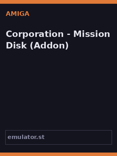 Corporation - Mission Disk