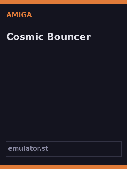 Cosmic Bouncer