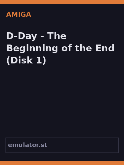 D-Day - The Beginning of the End