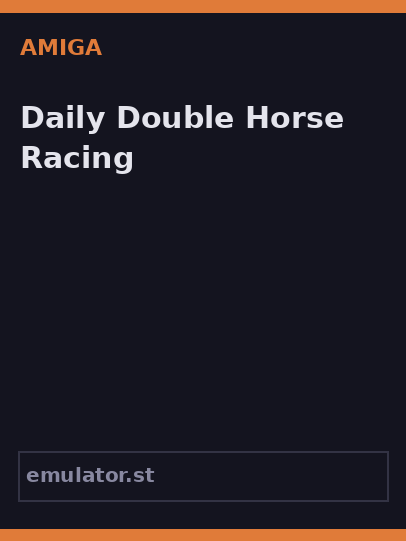 Daily Double Horse Racing