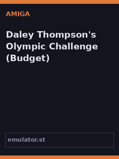 Daley Thompson's Olympic Challenge