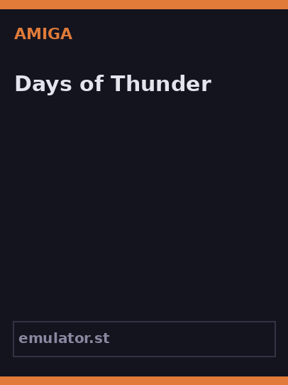 Days of Thunder