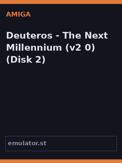 Deuteros - The Next Millennium