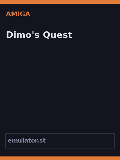 Dimo's Quest