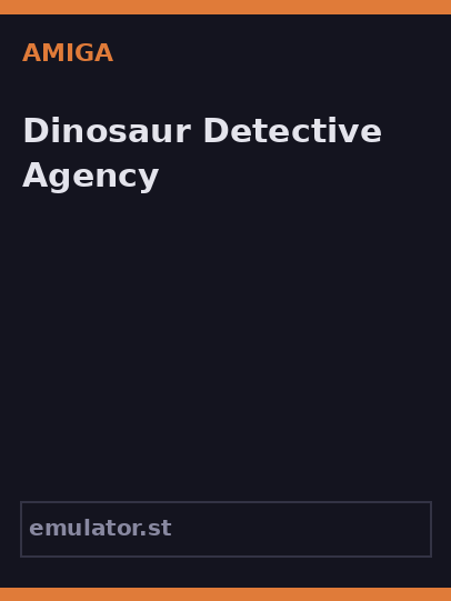 Dinosaur Detective Agency