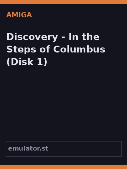 Discovery - In the Steps of Columbus