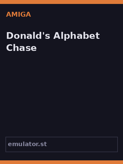 Donald's Alphabet Chase