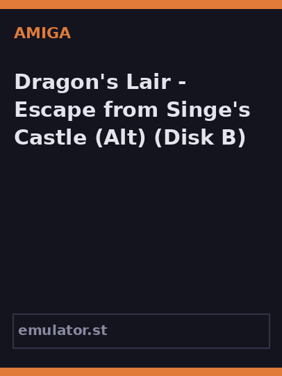 Dragon's Lair - Escape from Singe's Castle