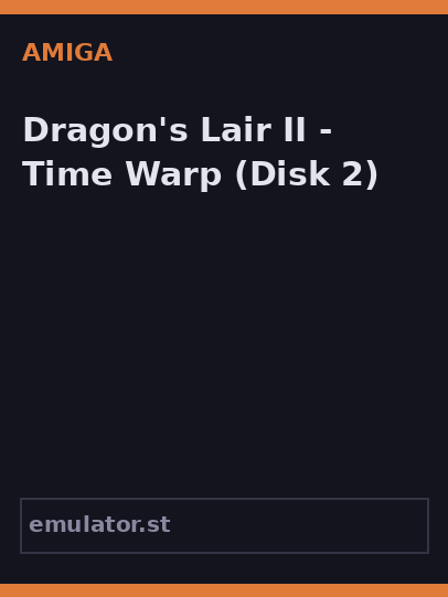 Dragon's Lair II - Time Warp