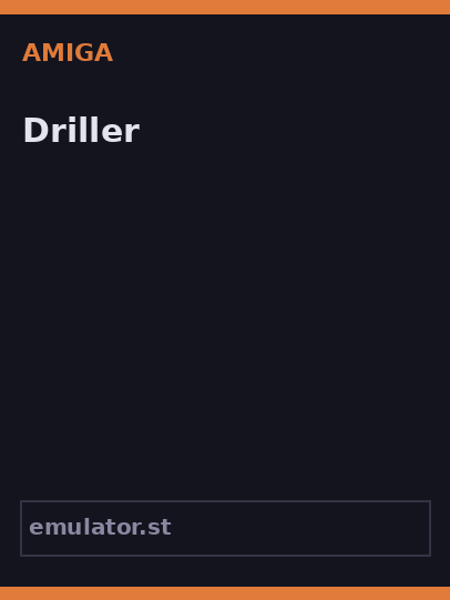 Driller