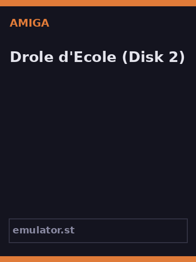 Drole d'Ecole
